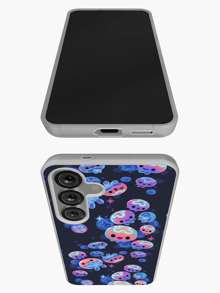Thumbnail 3 of 4, Samsung Galaxy Phone Case, School of moon jelly designed and sold by pikaole.