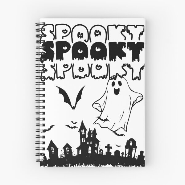 Item preview, Spooky spooky halloween, ghost and bats designed and sold by DżodżoJoy.