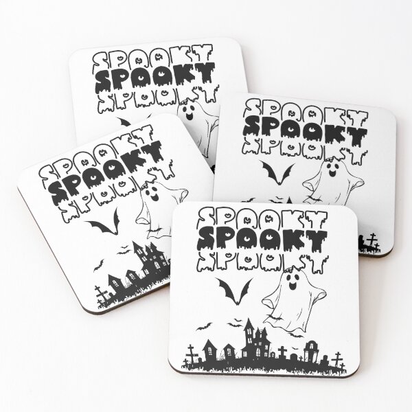 Item preview, Spooky spooky halloween, ghost and bats designed and sold by DżodżoJoy.