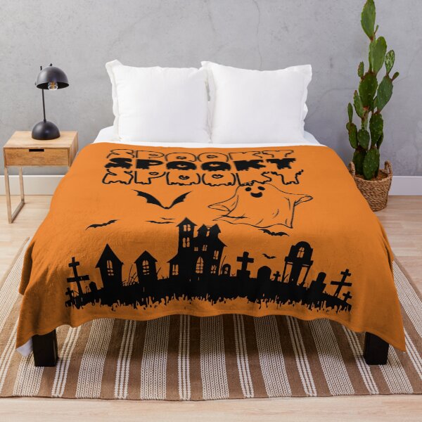 Item preview, Spooky spooky halloween, ghost and bats designed and sold by DżodżoJoy.