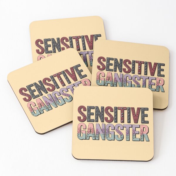 Item preview, Sensitive Gangster Soft And Strong designed and sold by KateLeap.