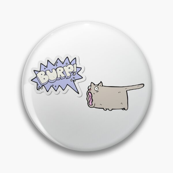 Item preview, Burping Cat – Funny Cartoon Animal Design designed and sold by Lily-1111.