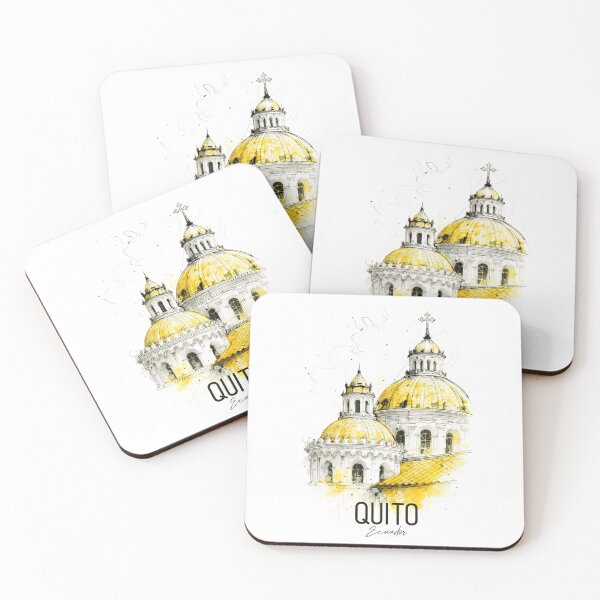 Item preview, Quito – La Compañía Church Art Print designed and sold by EdwinkOne.