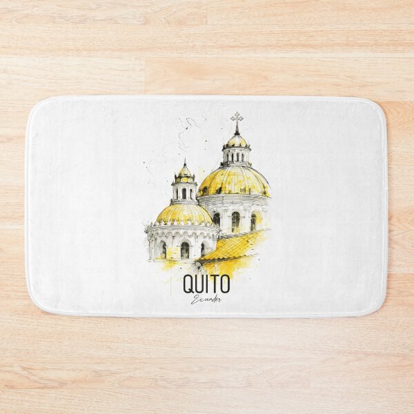 Item preview, Quito – La Compañía Church Art Print designed and sold by EdwinkOne.