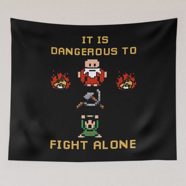 Item preview, It is dangerous to fight alone designed and sold by remerasnerdas.