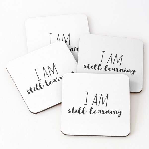 Item preview, I Am Still Learning – Affirmation – Humble Growth Typography designed and sold by Camila  Ardila.