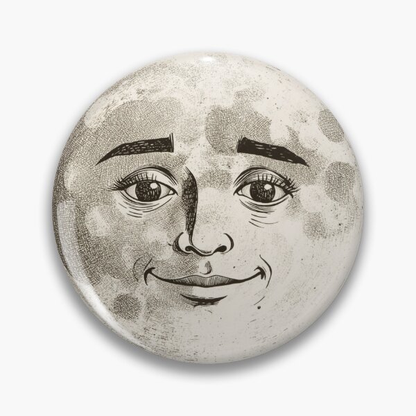Item preview, Full Moon with Kind Facial Expression for Moon Lovers designed and sold by AshleyDaneArt.