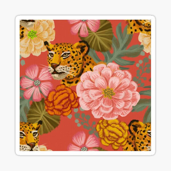 Vista previa del artículo con la obra «leopardo tropical», diseñado y vendido por RODRIGORo.