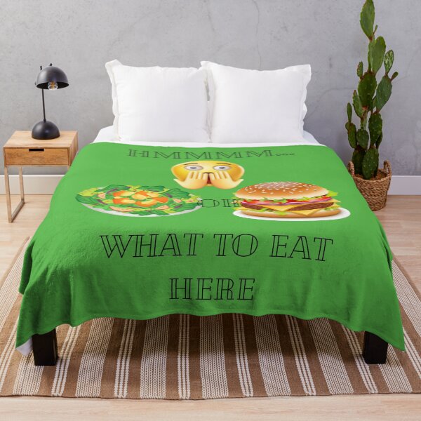 Item preview, ¿Qué comer aquí, ensalada o hamburguesa? designed and sold by DżodżoJoy.