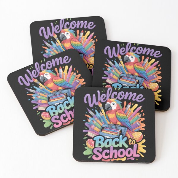 Item preview, Tropical Parrot Back to School Splash Design designed and sold by StimulusArt.