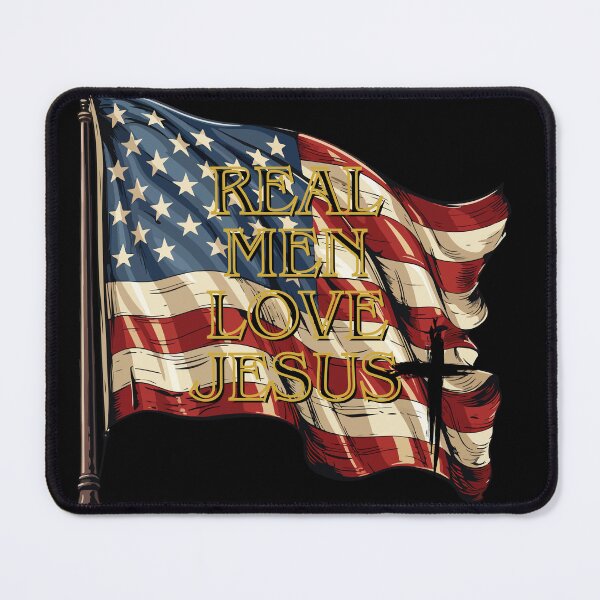 Item preview, Real Men Love Jesus designed and sold by FaithoverFear73.