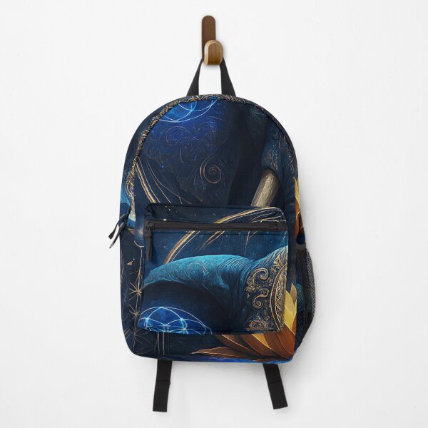 Item preview, Celestial Elephant with Spiritual Cosmic Mandala and Golden Lotus designed and sold by TTM Inspirational.