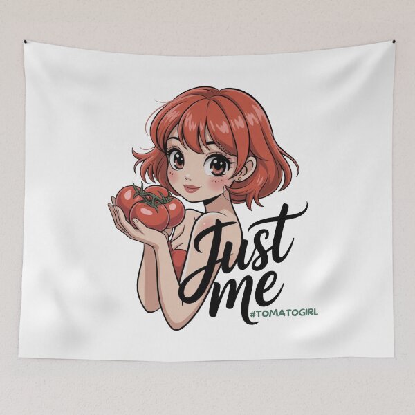 Item preview, JUST ME, THE TOMATO GIRL SUMMER! designed and sold by SharingLove.