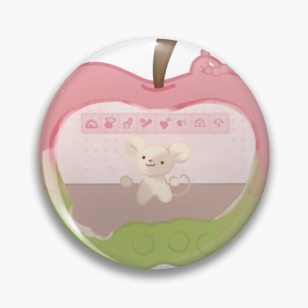 Item preview, Cute Apple Tamagotchi designed and sold by Noa Arte.