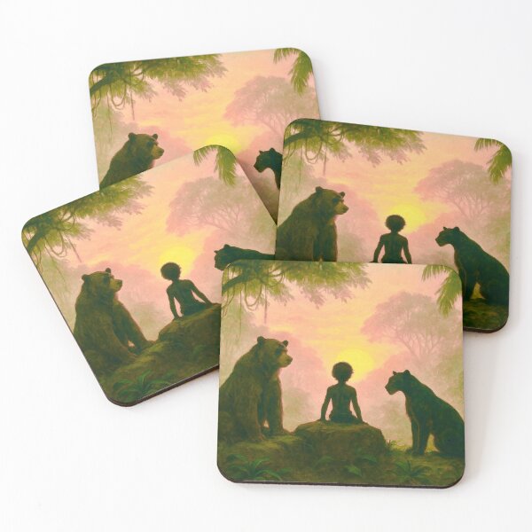 Item preview, The Jungle Book: Mowgli, Baloo and Bagheera designed and sold by Steffani Lehmann.