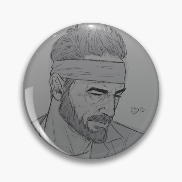 Artikelvorschau, „Stille.“ | Old Man Woods Button Pin entworfen und verkauft von Iirokaaaa.