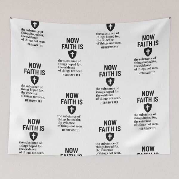 Item preview, NOW FAITH IS... designed and sold by TheWonkyEaselCo.