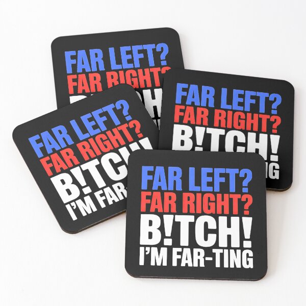 Item preview, Funny Political Parody Shirt – Far Left Far Right I’m Far-ting designed and sold by URGlden.