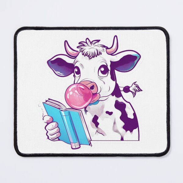 Item preview, Bubble Cow Logic – Chew Gum Not Philosophy Sticker designed and sold by Imaginarium of Chaos falcon88 .
