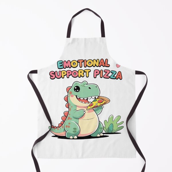 Item preview, Emotional Support Pizza Dinosaur designed and sold by AdequateTRex.