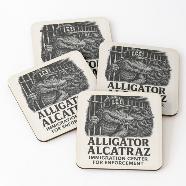 Item preview, Alligator Alcatraz - ICE designed and sold by PoliticalArtist.