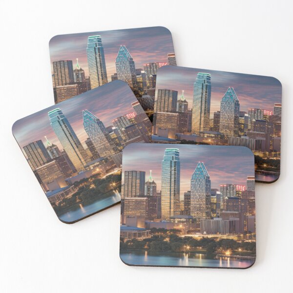 Item preview, Bustling city skyline designed and sold by Made-by-Gus.