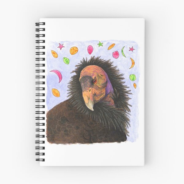Item preview, California Condor with Whimsical Celestial Bodies designed and sold by paperbirdstudio.