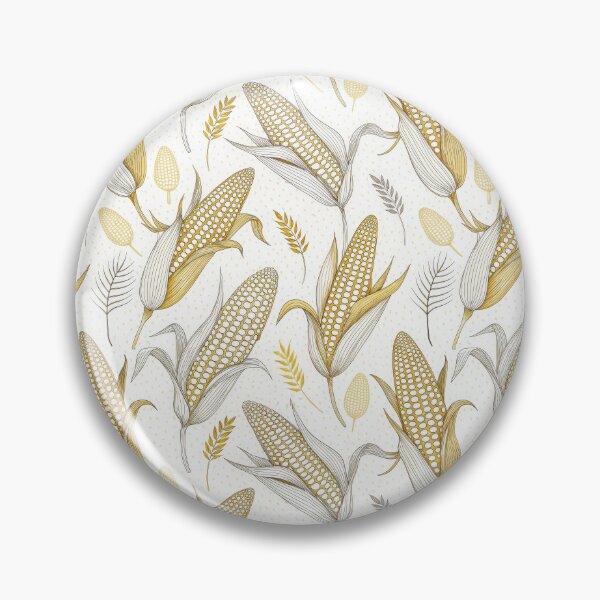 Item preview, Golden Corn Cobs and Grain Seamless Pattern. designed and sold by RGShirtWorks.