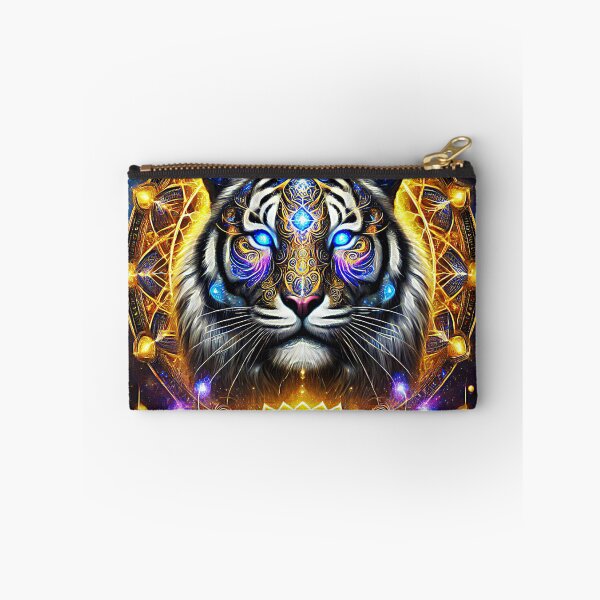 Item preview, Mystical Tiger with Sacred Lotus and Cosmic Energy Mandala designed and sold by TTM Inspirational.