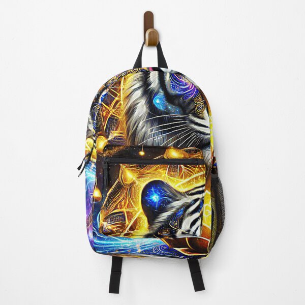 Item preview, Mystical Tiger with Sacred Lotus and Cosmic Energy Mandala designed and sold by TTM Inspirational.