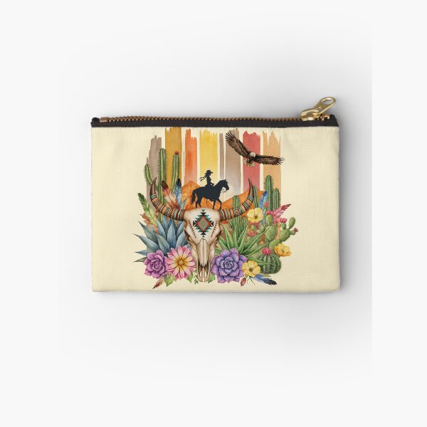 Item preview, Desert cactus, Native Americans, cow Skull and succulents plant, texan catus and flowers designed and sold by Collagedream.