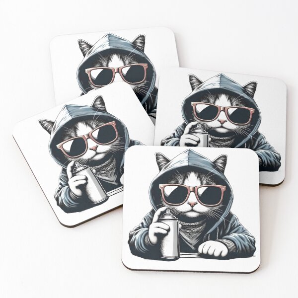 Item preview, Graffiti Cat – Funky Urban Animal designed and sold by FunkyFauna.