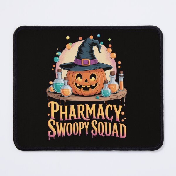 Item preview, Pharmacy Swoopy Squad Funny Halloween Pumpkin Apothecary Shirt designed and sold by DigitalArtByNow.