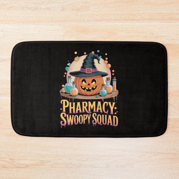 Item preview, Pharmacy Swoopy Squad Funny Halloween Pumpkin Apothecary Shirt designed and sold by DigitalArtByNow.