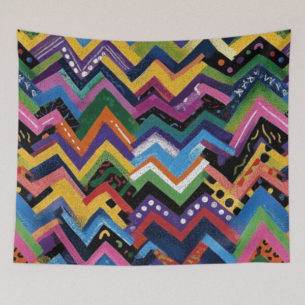 Item preview, Colorful Chevron Zigzag Pattern designed and sold by HausKatz.