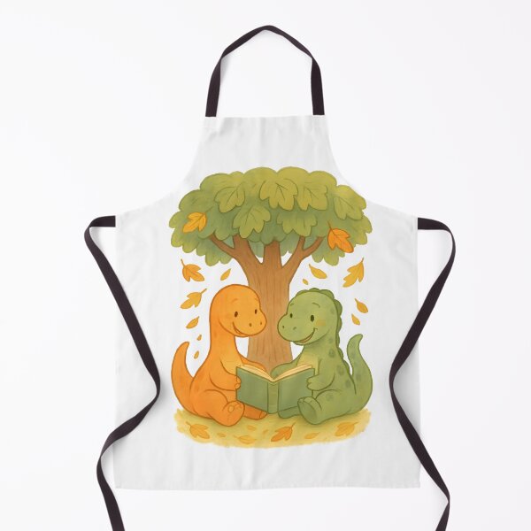 Item preview, dinosaur with Book Dino Friends Under a Tree designed and sold by Uglyandcute.