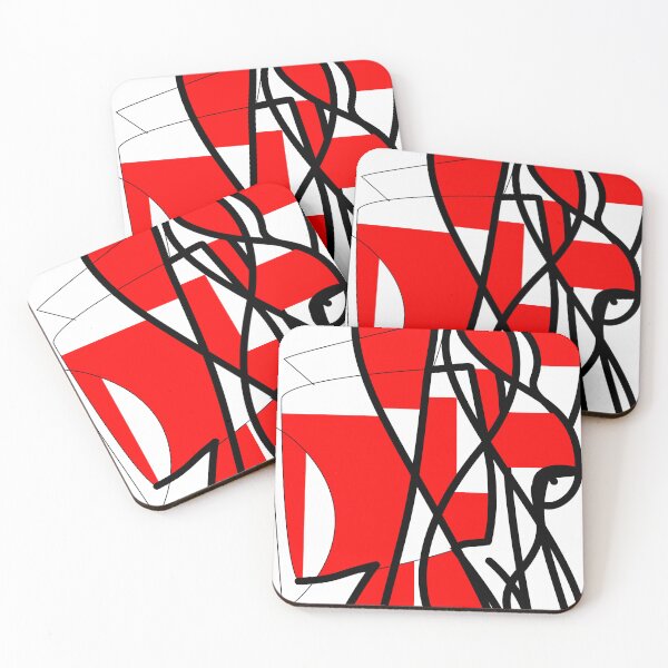 Item preview, Fragmented Motion – Bold Abstract Human Form designed and sold by hello_mojiji.