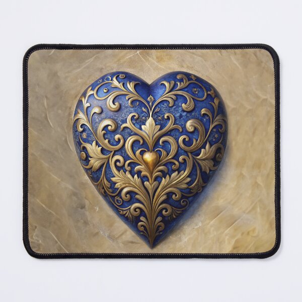 Item preview, Blue Ceramic Heart designed and sold by Made-by-Gus.