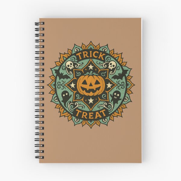 Item preview, Trick or Treat Mandala designed and sold by FrictionMaxxing.