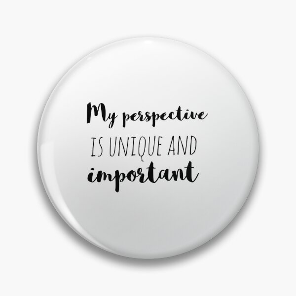Item preview, My Perspective Is Unique – Affirmation – Empowering Self-Worth Quote designed and sold by Camila  Ardila.