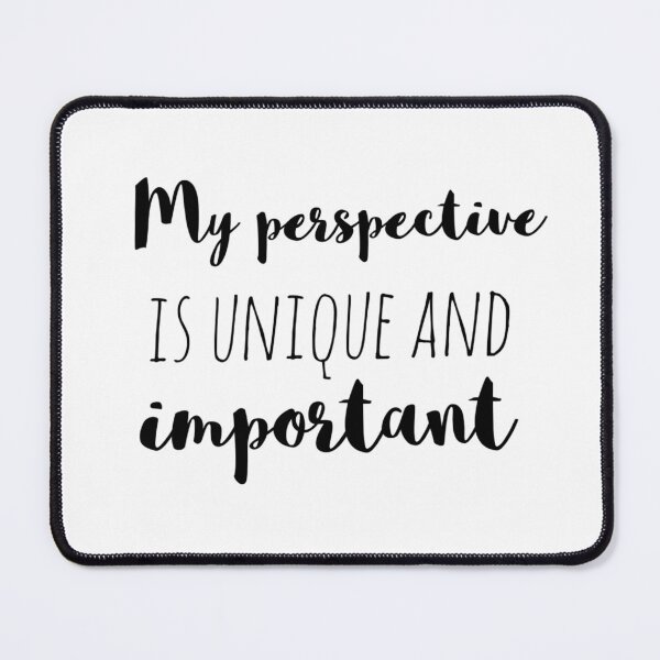 Item preview, My Perspective Is Unique – Affirmation – Empowering Self-Worth Quote designed and sold by Camila Ardila.