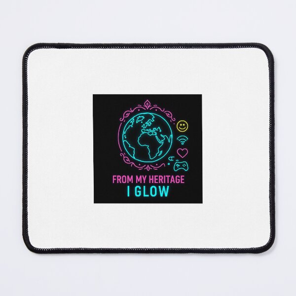 Item preview, Roots & Pixels – Neon Heritage Fusion Design for Gen Z designed and sold by Aucia.