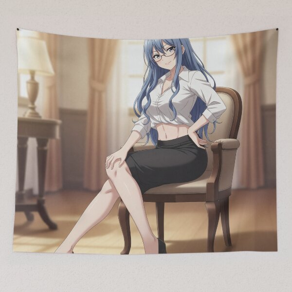 Item preview, The Waifu Therapist is Waiting for You in Her Office designed and sold by GerwantSHOP.
