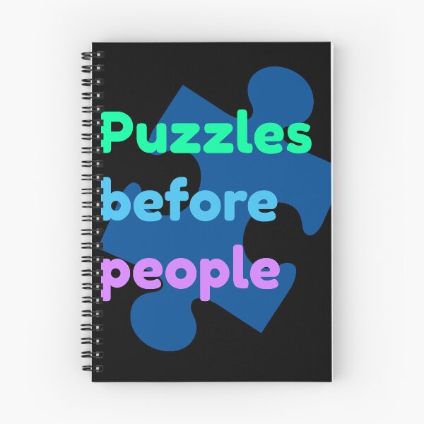 Item preview, Puzzles before people; Puzzle lover  Introvert humor  Brain games  Logic lover designed and sold by Galskap.