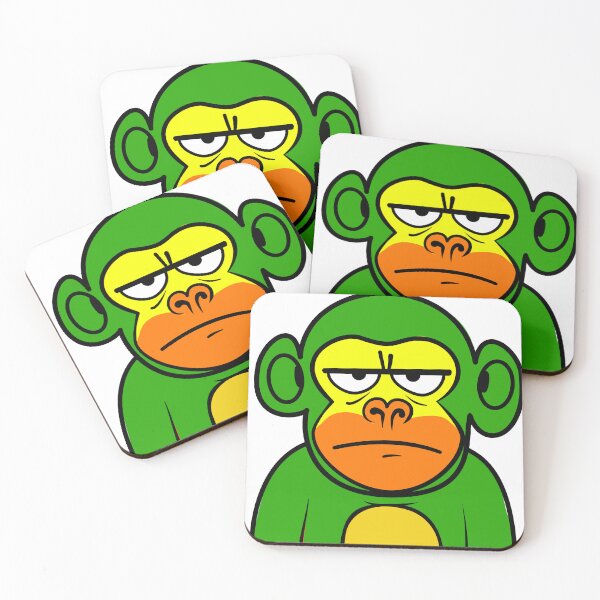 Item preview,  Green Mojiji – Maximum Meh Mode designed and sold by hello_mojiji.