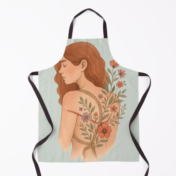 Item preview, Still Blooming – Healing Floral Woman Illustration for Survivors designed and sold by Quiet Power Co..