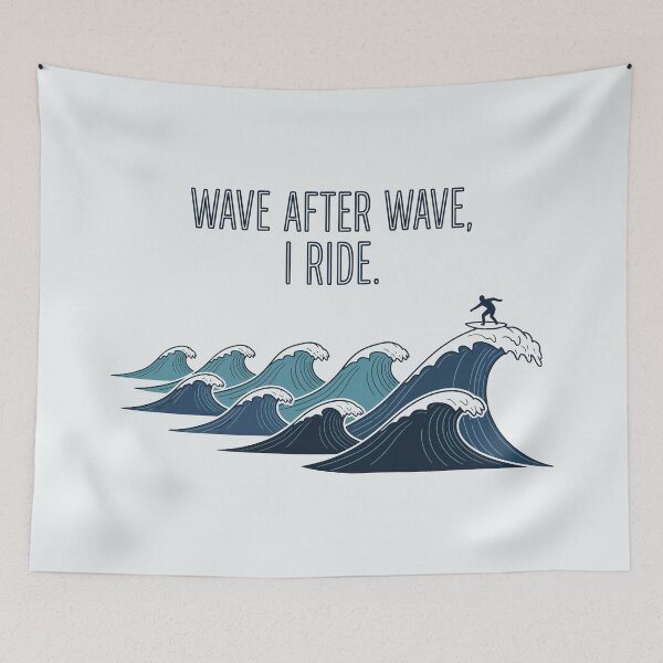 Item preview, Wave after wave, I ride designed and sold by Amir Faysal.
