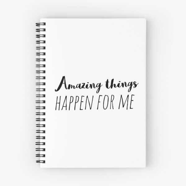 Item preview, Amazing Things Happen for Me – Affirmation – High-Vibe Manifestation Quote designed and sold by Camila  Ardila.