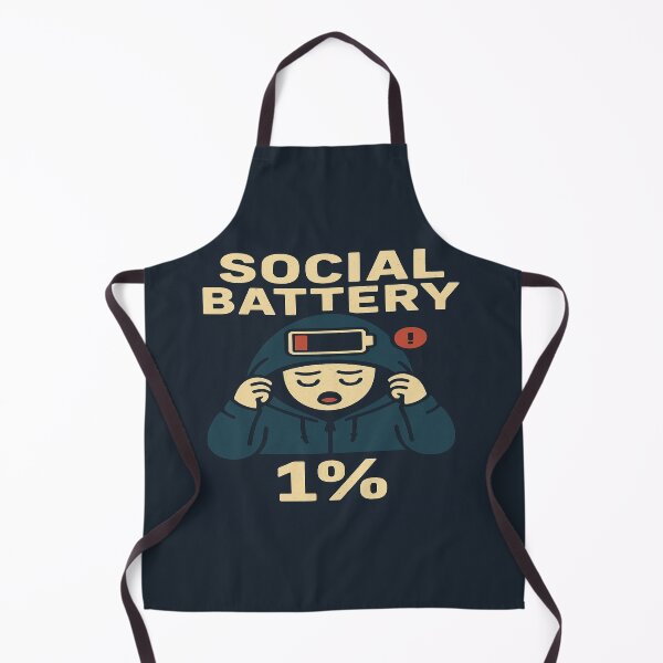 Item preview, Social Battery: 1% designed and sold by CyangProduct.