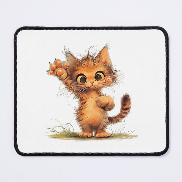 Item preview, Funny quirky cat designed and sold by Made-by-Gus.